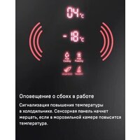 Холодильник MAUNFELD MFF200NFSBE - Превью изображения №22 — Интернет-магазин ПроЗаказ
