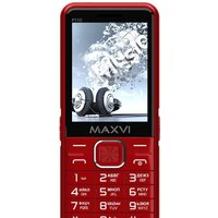 Кнопочный телефон Maxvi P110 (красный) - Превью изображения №3 — Интернет-магазин ПроЗаказ