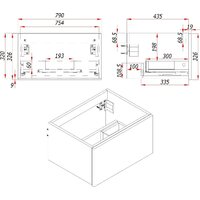  ЗОВ Тумба с умывальником Кито 80 K80LW0MRM-M115W80 (белый/тростник) - Превью изображения №11 — Интернет-магазин ПроЗаказ