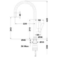 Смеситель TEKA Maestro 116030035 - Превью изображения №2 — Интернет-магазин ПроЗаказ