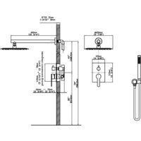Душевая система  Vincea Linea VSFW-4LN0GM - Превью изображения №4 — Интернет-магазин ПроЗаказ