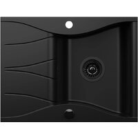 Кухонная мойка Kernau KGS O 4565 1B1D Deep Black - Превью изображения №2 — Интернет-магазин ПроЗаказ
