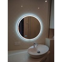 Пекам Зеркало Ring 1 70x70 Ring1-70x70dpcl (с подсветкой,сенсором на взмах руки,подогревом,часами) - Превью изображения №3 — Интернет-магазин ПроЗаказ