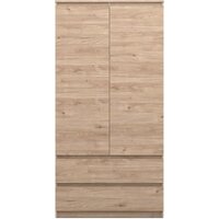 Шкаф распашной MyStar Сноули 900 ИВ-121.06 (гикори кингстон) - Превью изображения №2 — Интернет-магазин ПроЗаказ