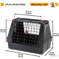 Автобокс Ferplast Atlas Car Scenic 80 - Превью изображения №2 — Интернет-магазин ПроЗаказ