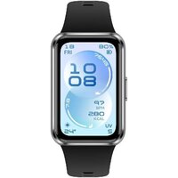 Фитнес-браслет Huawei Band 11 (черный алюминиевый корпус, с черным силиконовым ремешком, международная версия) - Превью изображения №2 — Интернет-магазин ПроЗаказ