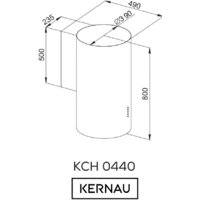 Кухонная вытяжка Kernau KCH 0440.1 W - Превью изображения №2 — Интернет-магазин ПроЗаказ