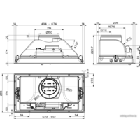 Кухонная вытяжка Faber Inka ICH SS A52 I.Smart HCS 305.0599.323 - Превью изображения №3 — Интернет-магазин ПроЗаказ