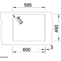 Кухонная мойка Blanco Dalago 6 525873 (черный) - Превью изображения №5 — Интернет-магазин ПроЗаказ