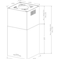 Кухонная вытяжка Korting Cube KHA 45970 W - Превью изображения №4 — Интернет-магазин ПроЗаказ