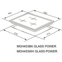 Варочная панель Meferi MGH453WH Glass Power - Превью изображения №17 — Интернет-магазин ПроЗаказ