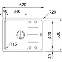 Кухонная мойка Franke Basis BFG 611-62 114.0676.299 (кофе) - Превью изображения №2 — Интернет-магазин ПроЗаказ