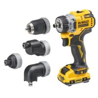 Дрель-шуруповерт DeWalt DCD703L2T (с 2-мя АКБ, кейс, набор патронов) - Превью изображения №6 — Интернет-магазин ПроЗаказ