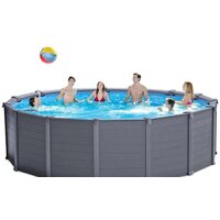 Каркасный бассейн Intex Graphite Gray Panel 26384 (478х124) - Превью изображения №2 — Интернет-магазин ПроЗаказ
