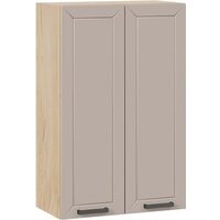 Трия Лорас 1ВВ6 с двумя дверями (дуб крафт золотой/холст латте)