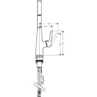 Смеситель Hansgrohe Talis Select S 72821800 - Превью изображения №3 — Интернет-магазин ПроЗаказ