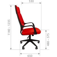 Офисное кресло CHAIRMAN 525 (T-02 голубой) - Превью изображения №5 — Интернет-магазин ПроЗаказ