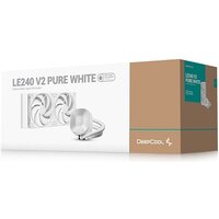 Система жидкостного охлаждения для процессора DeepCool LE240 V2 Pure White R-LE240PURE-WHLNMD-G-1 - Превью изображения №6 — Интернет-магазин ПроЗаказ