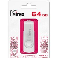USB Flash Mirex Swivel White 64GB 13600-FMUSWT64 - Превью изображения №2 — Интернет-магазин ПроЗаказ