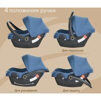 Детское автокресло Pituso Santiso R201 (джинс/светло-серый) - Превью изображения №14 — Интернет-магазин ПроЗаказ