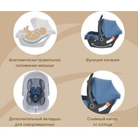 Детское автокресло Pituso Santiso R201 (джинс/светло-серый) - Превью изображения №15 — Интернет-магазин ПроЗаказ