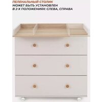 Детский комод Rant Elsa 121 (Crystal Beige, 80см) - Превью изображения №14 — Интернет-магазин ПроЗаказ