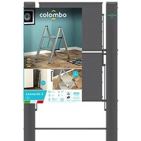 Лестница-стремянка Colombo Leonardo 2 G300A02W (2 ступени, черный) - Превью изображения №2 — Интернет-магазин ПроЗаказ