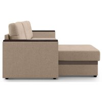 Диван Mio Tesoro Атланта 110 (Savana Camel/Ecostile Chocolate) - Превью изображения №3 — Интернет-магазин ПроЗаказ