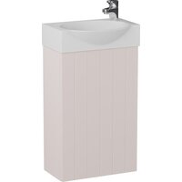 Lauter Тумба под умывальник Из искусственного мрамора Amelia 40 (пудрово-розовый п/мат)