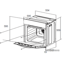 Электрический духовой шкаф MAUNFELD EOEC.564TB - Превью изображения №2 — Интернет-магазин ПроЗаказ