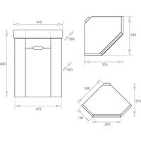  Onika Тумба под умывальник Айленд 35 подвесная (103502) - Превью изображения №7 — Интернет-магазин ПроЗаказ