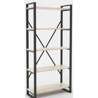 Hype Mebel Стандарт-2 80x200 (черный/древесина белая)
