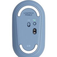 Мышь Logitech M350 Pebble (голубой) - Превью изображения №4 — Интернет-магазин ПроЗаказ