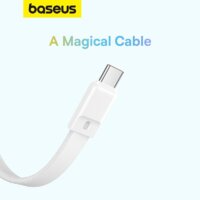 Внешний аккумулятор Baseus Magnetic Fast Charge Power Bank Type-C Edition 30W 10000mAh (белый) - Превью изображения №15 — Интернет-магазин ПроЗаказ