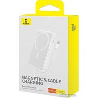 Внешний аккумулятор Baseus Magnetic Fast Charge Power Bank Type-C Edition 30W 10000mAh (белый) - Превью изображения №7 — Интернет-магазин ПроЗаказ