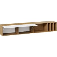 Шкаф распашной Трия Хилтон с полкой 2040 (дуб крафт золотой/белый матовый) - Превью изображения №2 — Интернет-магазин ПроЗаказ