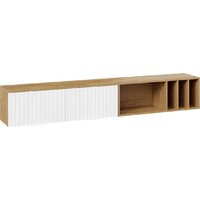 Трия Хилтон с полкой 2040 (дуб крафт золотой/белый матовый)