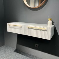 Тумба Shtabe Gross 6110 (RAL 9003/RAL 9003/ручка золото) - Превью изображения №2 — Интернет-магазин ПроЗаказ