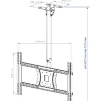 Кронштейн для телевизора Kromax COBRA-4 (черный) - Превью изображения №2 — Интернет-магазин ПроЗаказ