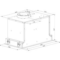Кухонная вытяжка Hietzel CHB 5264J BL - Превью изображения №10 — Интернет-магазин ПроЗаказ