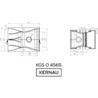 Кухонная мойка Kernau KGS O 4565 1B1D Pure White - Превью изображения №7 — Интернет-магазин ПроЗаказ