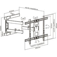 Кронштейн для телевизора Ultramounts UM911 (черный) - Превью изображения №13 — Интернет-магазин ПроЗаказ