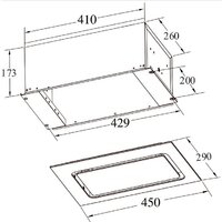 Кухонная вытяжка Weissgauff Aura 456 Touch Black Glass - Превью изображения №2 — Интернет-магазин ПроЗаказ