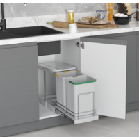 Система сортировки мусора Starax S-2392-G 24 л (серый) - Превью изображения №2 — Интернет-магазин ПроЗаказ