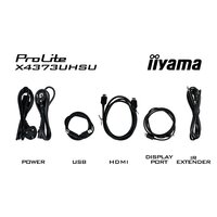 Монитор iiyama ProLite X4373UHSU-B1 - Превью изображения №9 — Интернет-магазин ПроЗаказ
