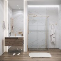 Душевой уголок Grossman Galaxy 100x90x195 120.K33.01.1090.32.00 (золото сатин/прозрачное стекло) - Превью изображения №7 — Интернет-магазин ПроЗаказ