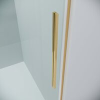 Душевой уголок Grossman Galaxy 100x90x195 120.K33.01.1090.32.00 (золото сатин/прозрачное стекло) - Превью изображения №2 — Интернет-магазин ПроЗаказ