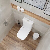 Унитаз напольный Lauter W236 2110236 + гигиенический душ Rinse 21GN4052BM - Превью изображения №20 — Интернет-магазин ПроЗаказ
