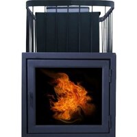 Банная печь ComfortProm Чугун 20м3 закрытая каменка, панорама - Превью изображения №2 — Интернет-магазин ПроЗаказ