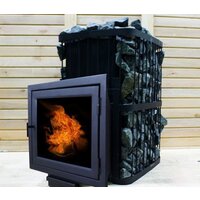 Банная печь ComfortProm Чугун 20м3 закрытая каменка, панорама - Превью изображения №6 — Интернет-магазин ПроЗаказ